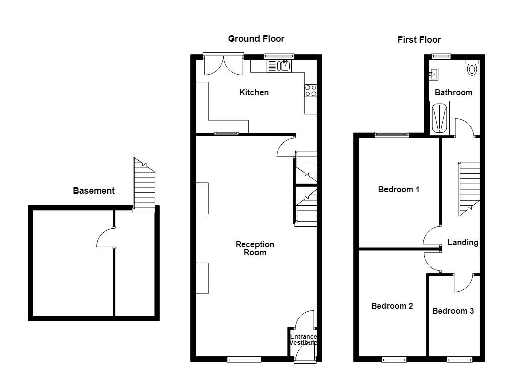 734, Edenfield Road, Rochdale floorplan
