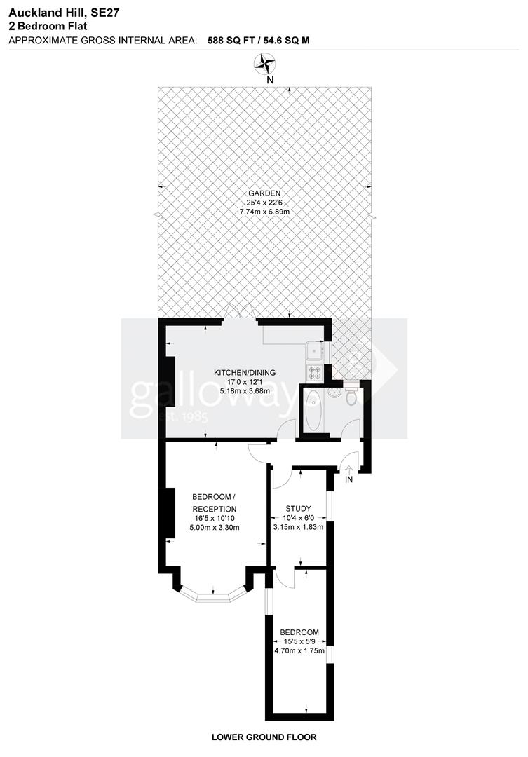 169a, Auckland Hill, West Norwood floorplan