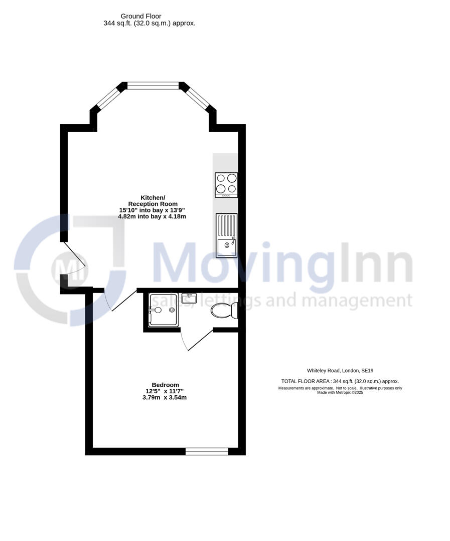 Whiteley Road, London floorplan