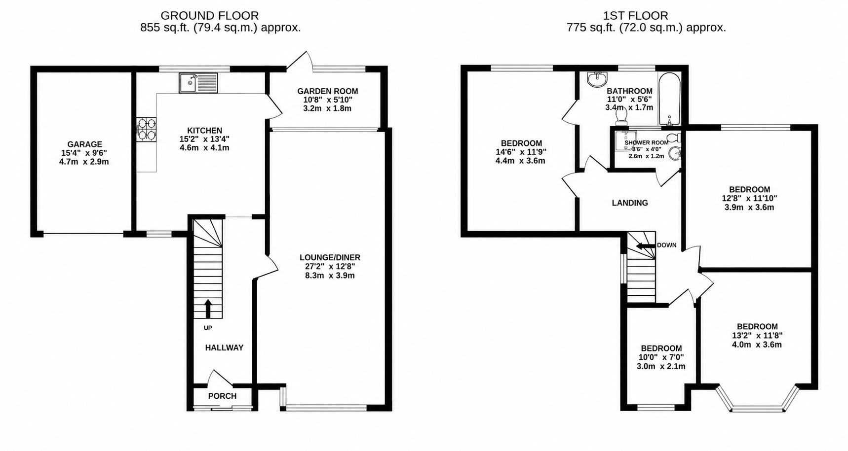 Larkshall Crescent, London floorplan