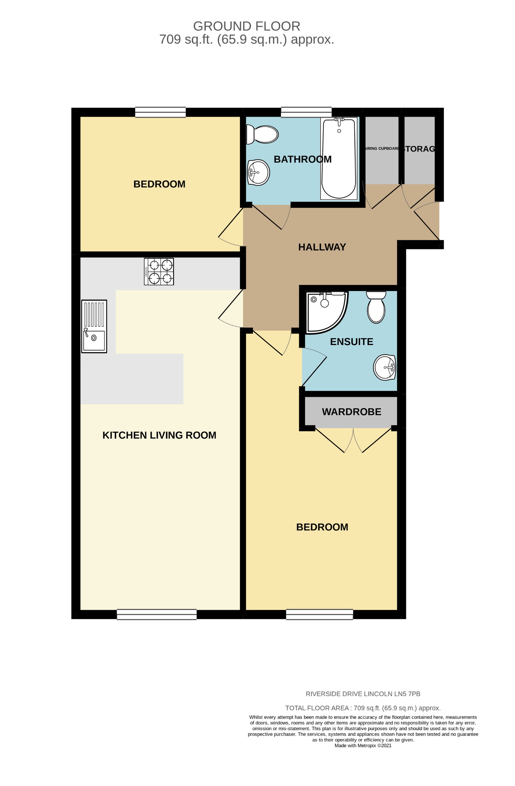 23, Riverside Drive, Lincoln floorplan