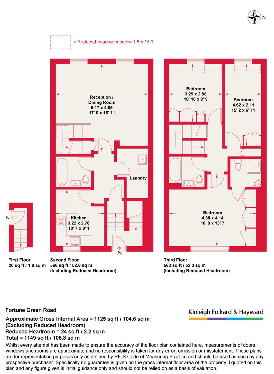 Fortune Green Road, London floorplan