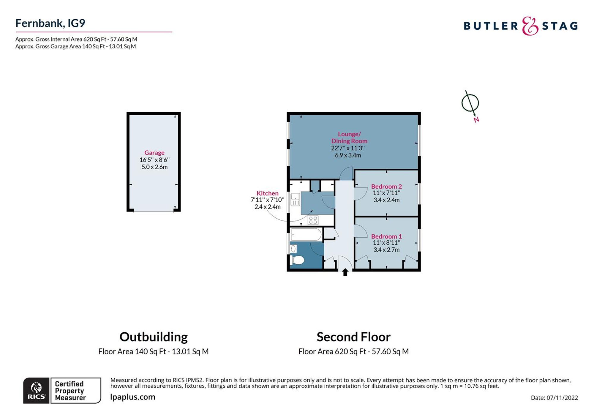 14 Fernbank, Church Road, Buckhurst Hill floorplan