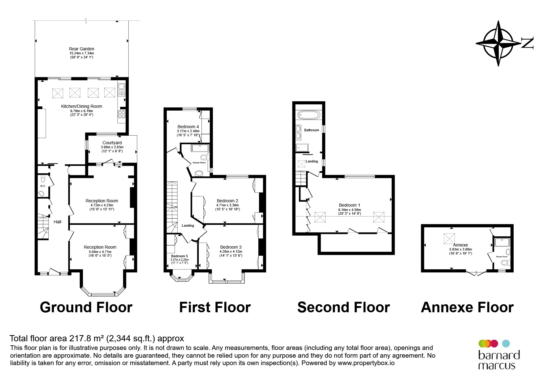23, Ashurst Road, London floorplan