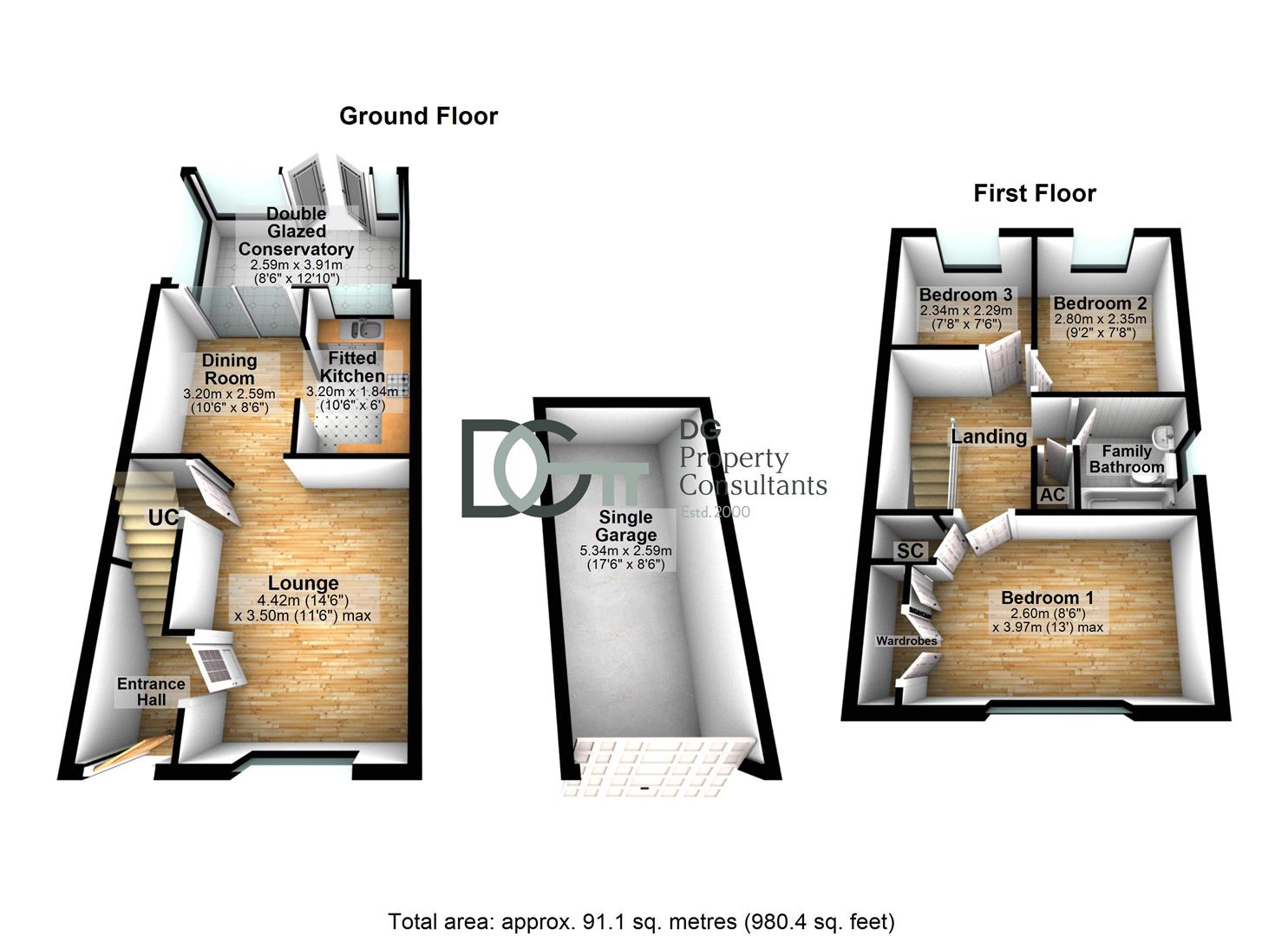 15, Bryant Way, Toddington floorplan