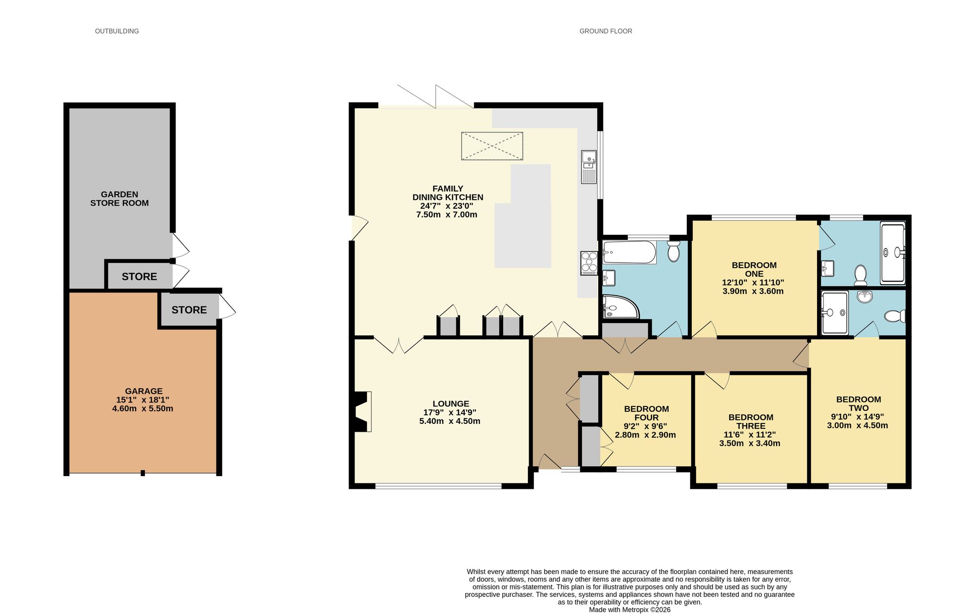 Kingraig Chapel Lane, Pontefract floorplan