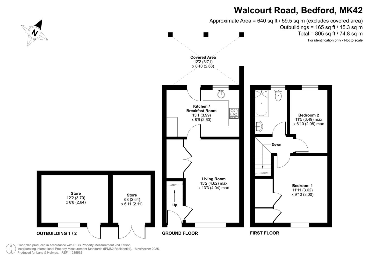 66, Walcourt Road, Bedford floorplan