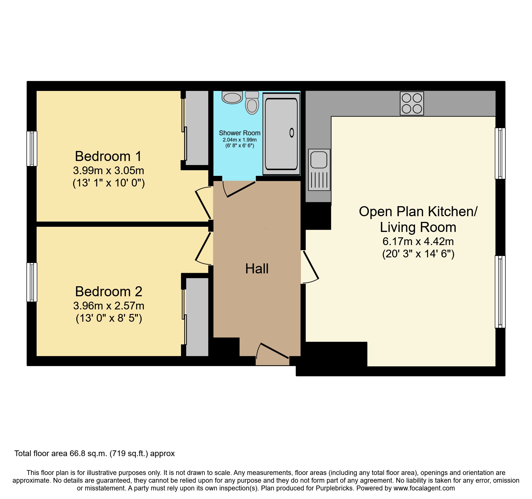 70, Mill Drive, Aberdeen floorplan