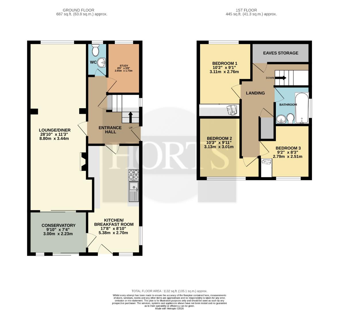 Martins Lane, Northampton floorplan