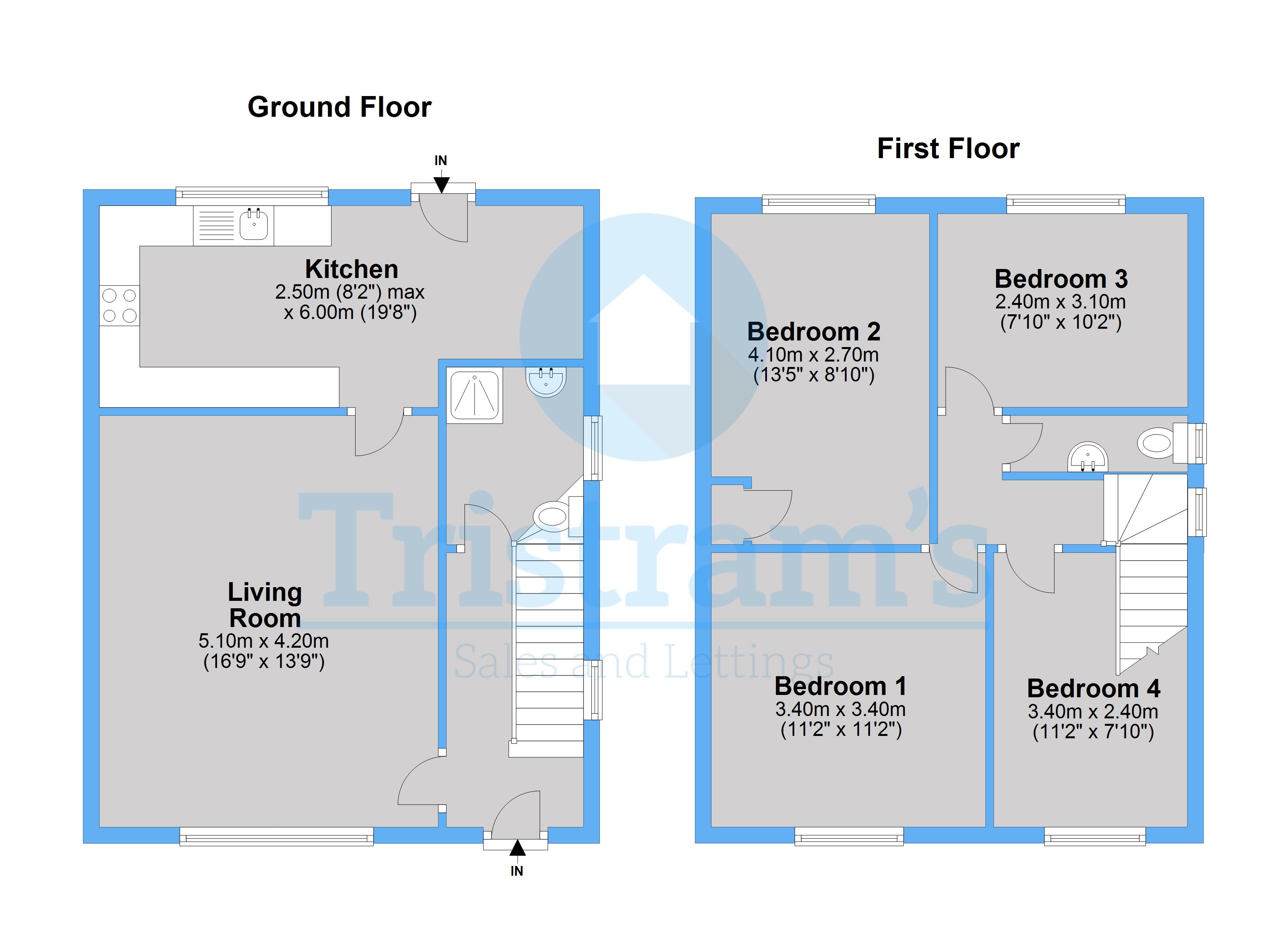 10, Burrows Crescent, Nottingham floorplan