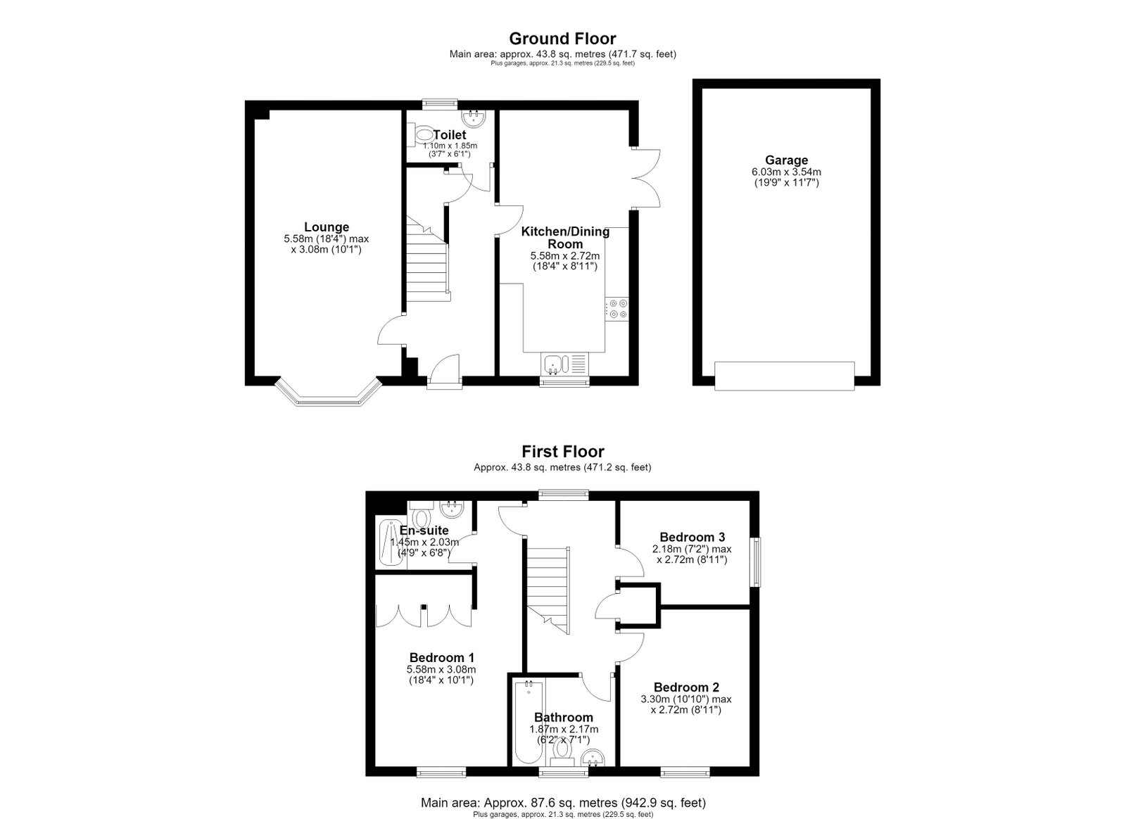 3, Arpins Pightle, Bedford floorplan
