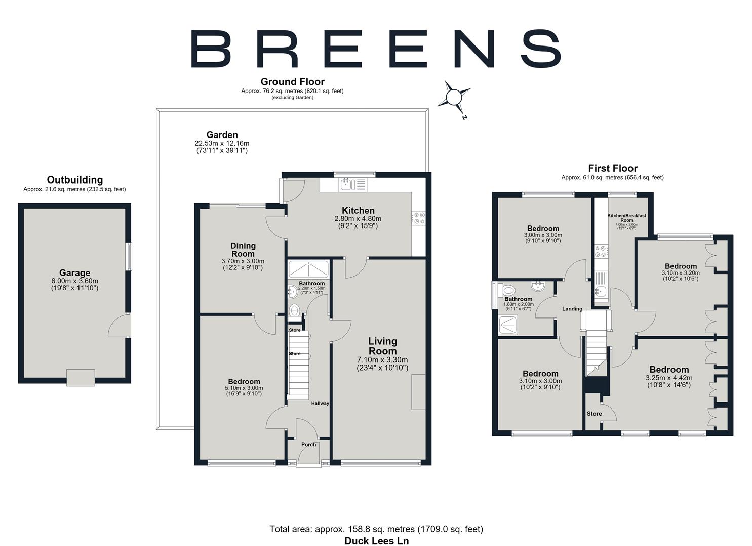 7, Duck Lees Lane, Enfield floorplan