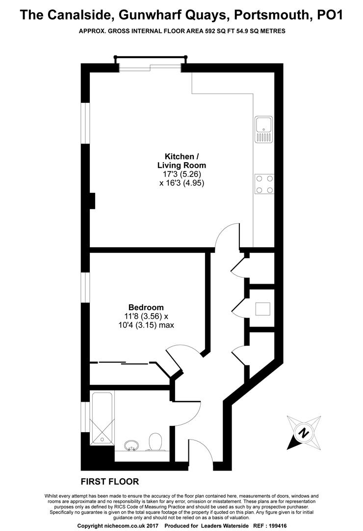 1, Anson Court, Portsmouth floorplan