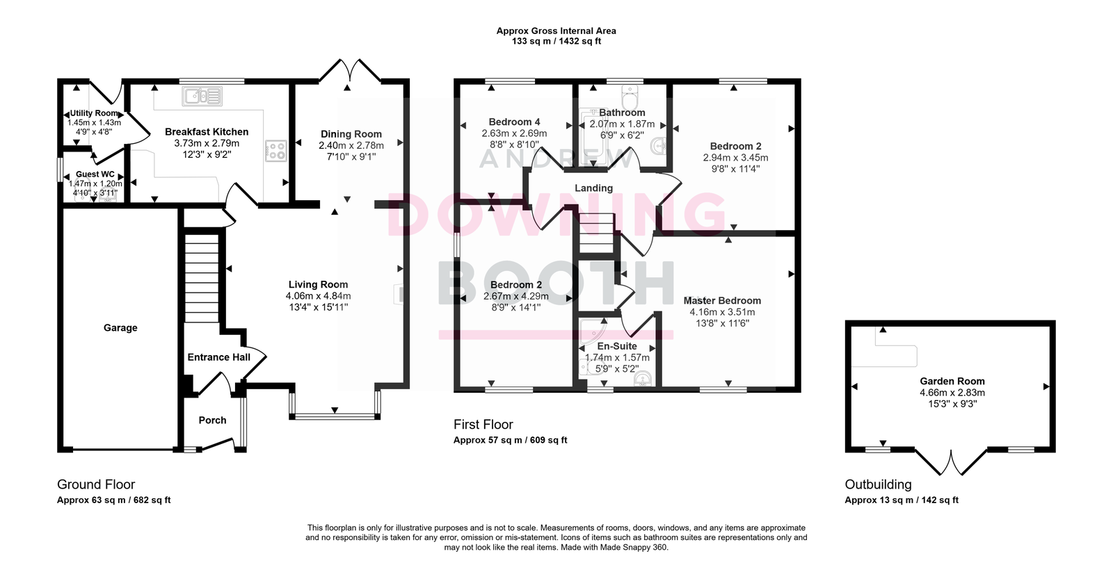 47, Quantock Close, Walsall floorplan