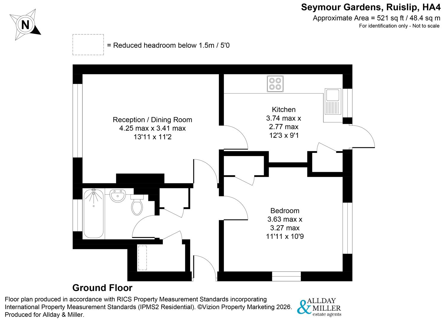 Seymour Gardens, Ruislip floorplan
