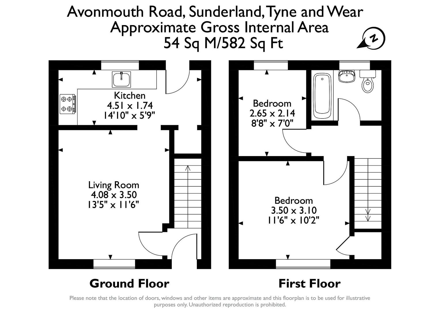 23, Avonmouth Road, Sunderland floorplan