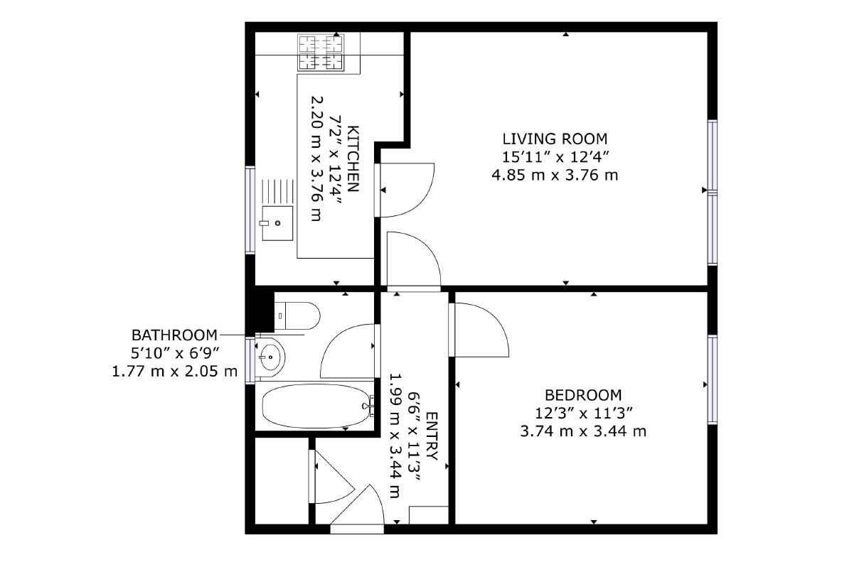Kyle Quadrant, Wishaw floorplan