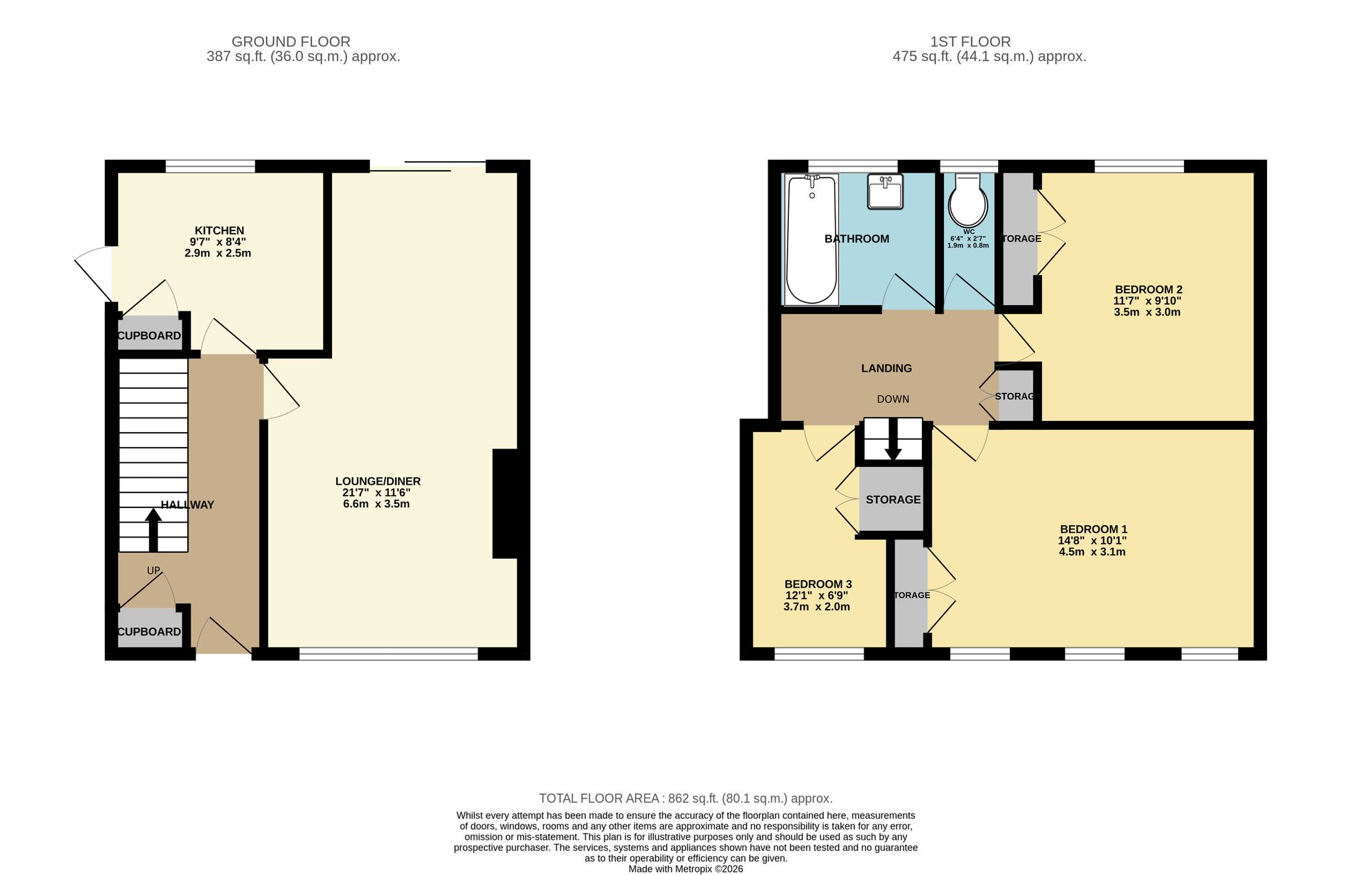 113 Willclare Road, Birmingham floorplan