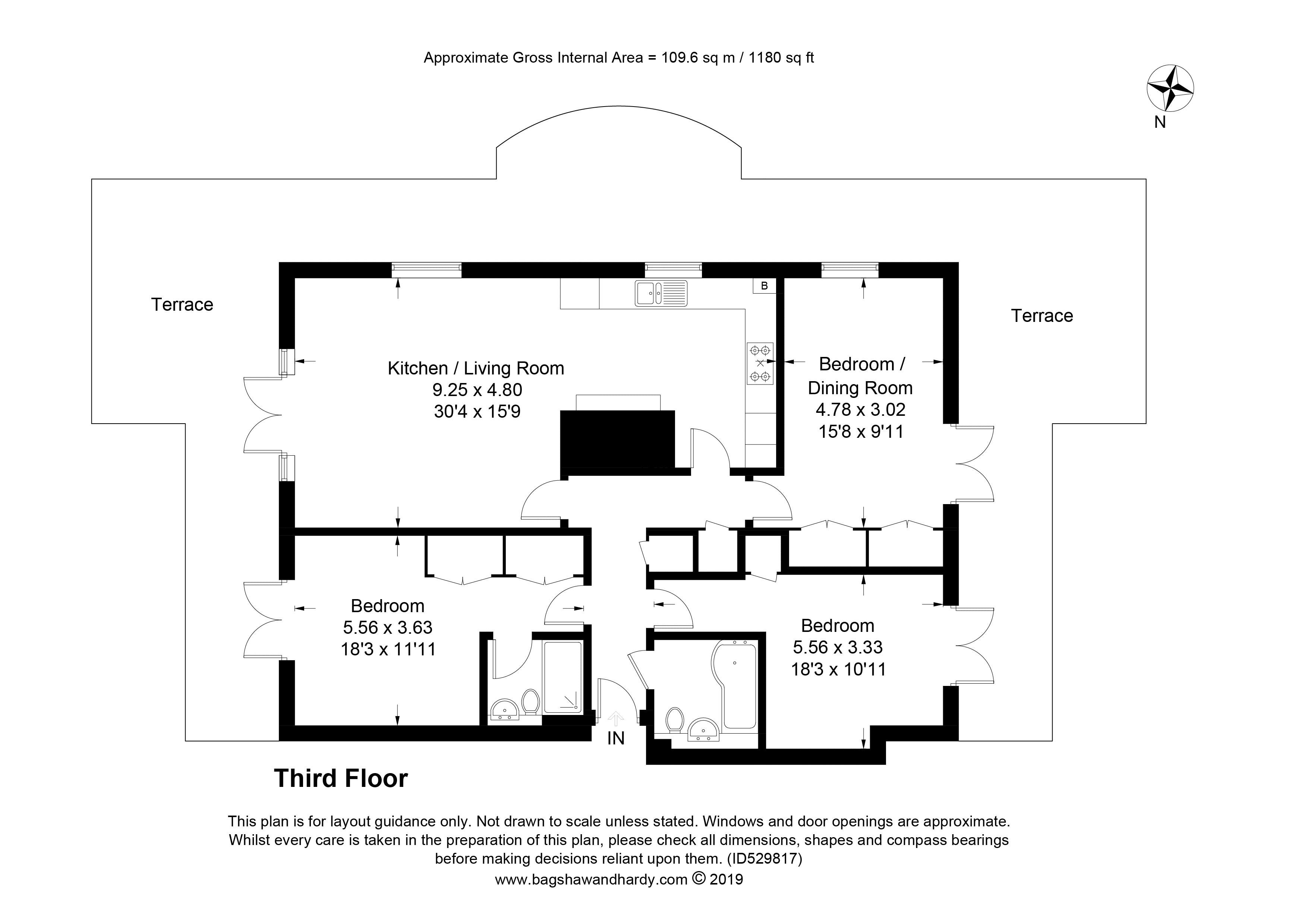 3 Bedrooms Flat for sale in Surrey Hills Court, Godstone Road, Caterham CR3