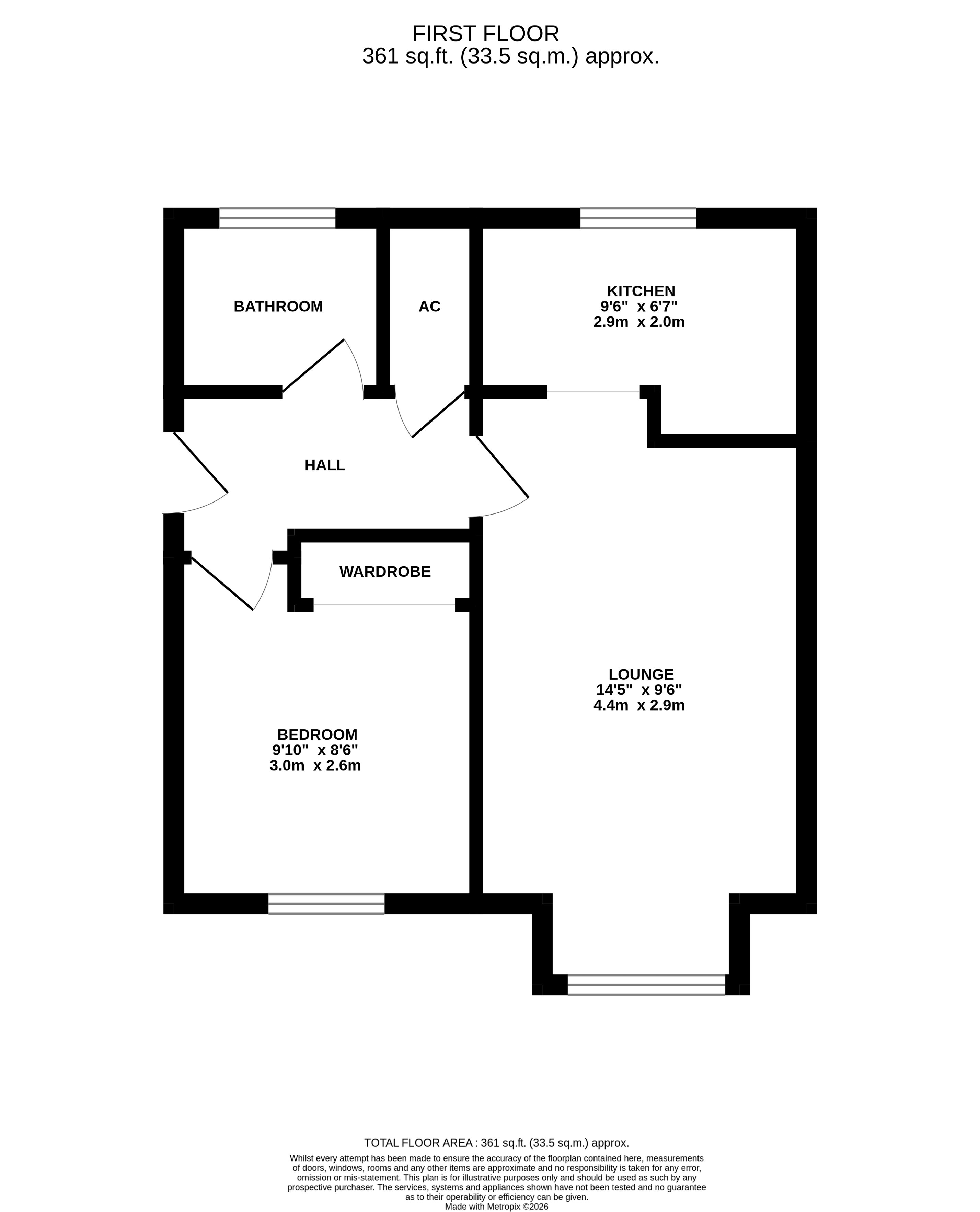 12, Newtown Court, Biggleswade floorplan