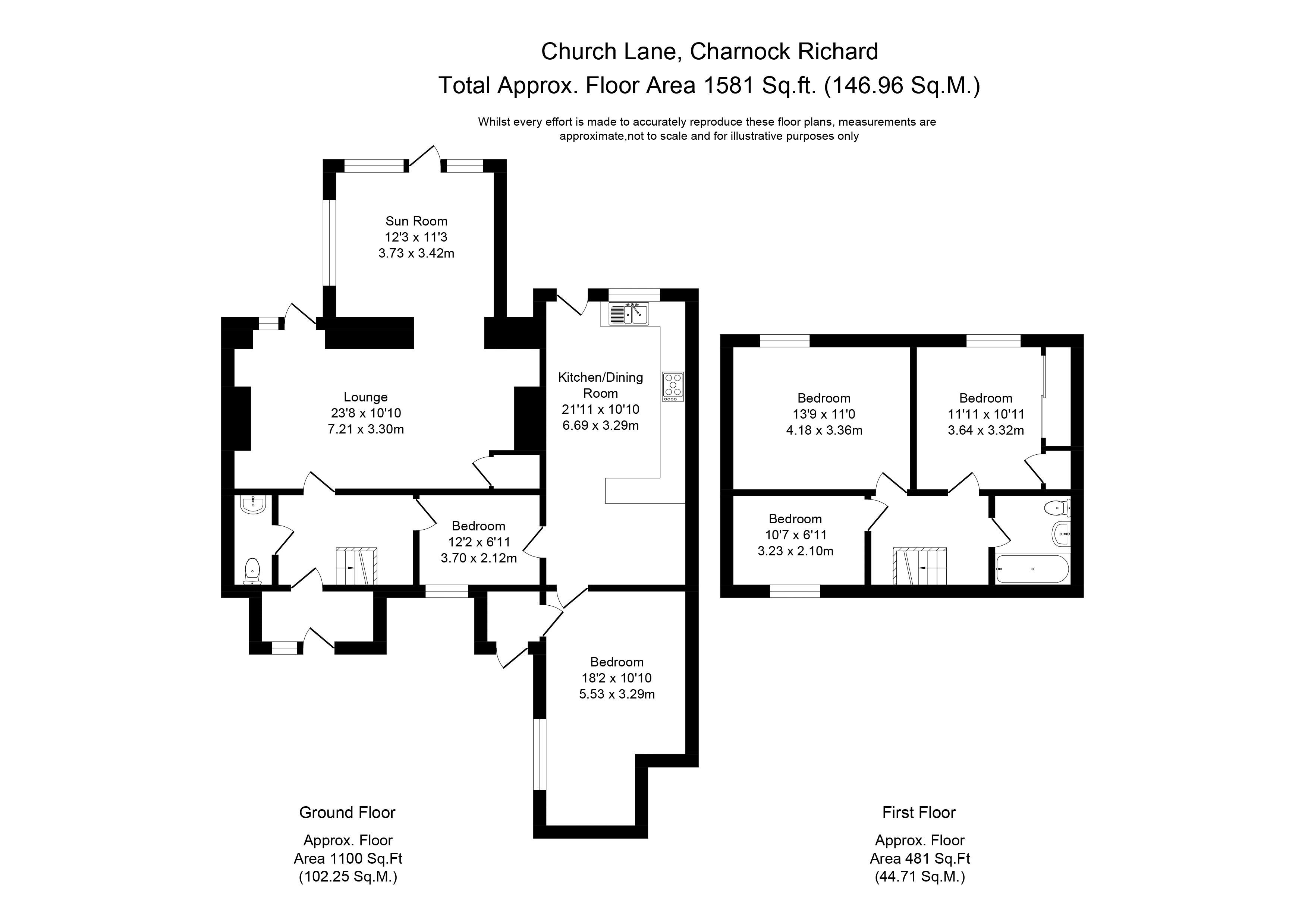 5 Bedrooms Semi-detached house for sale in Church Lane, Charnock Richard, Chorley PR7