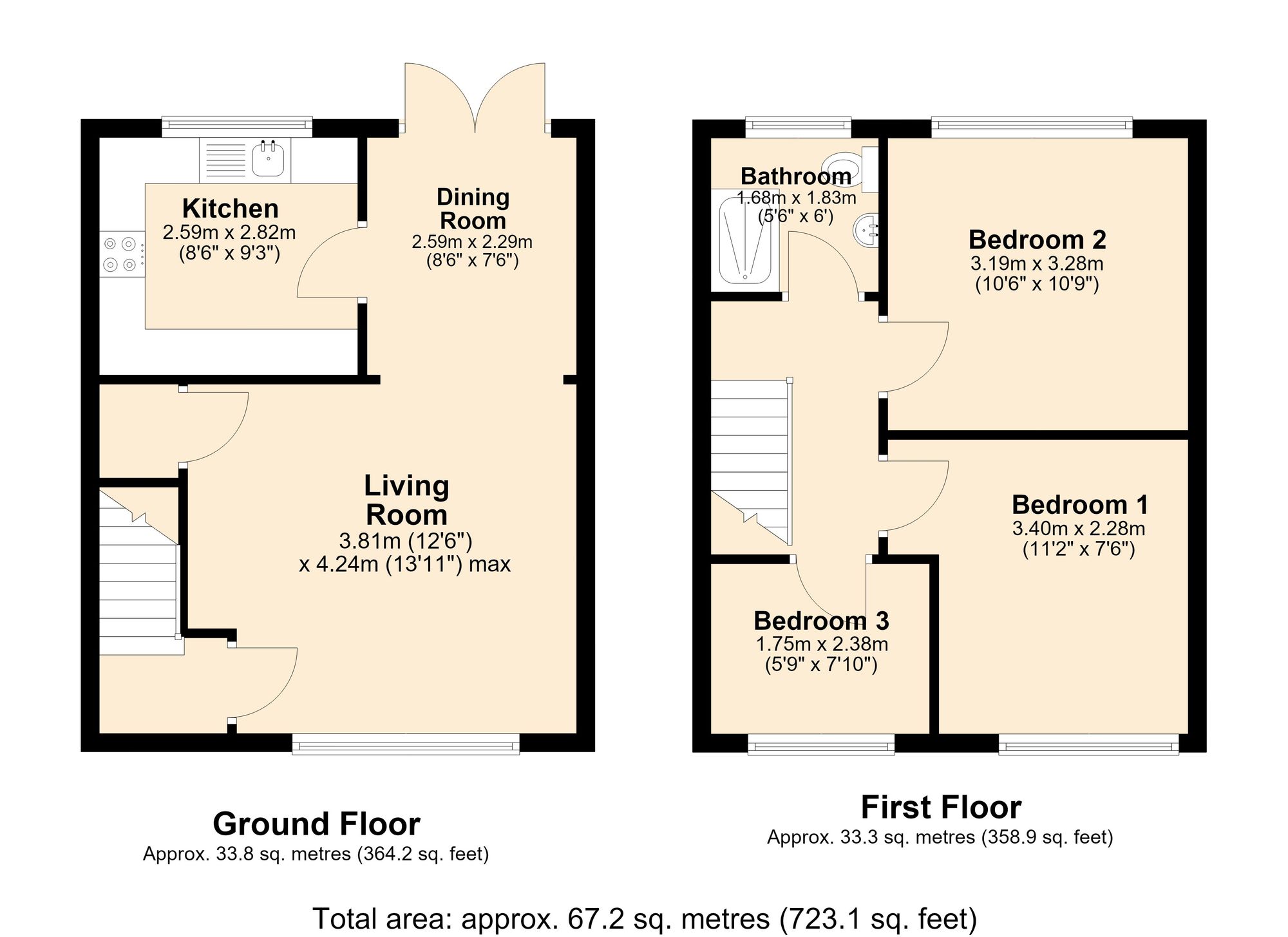 23 Abbott Clough Avenue, Blackburn floorplan