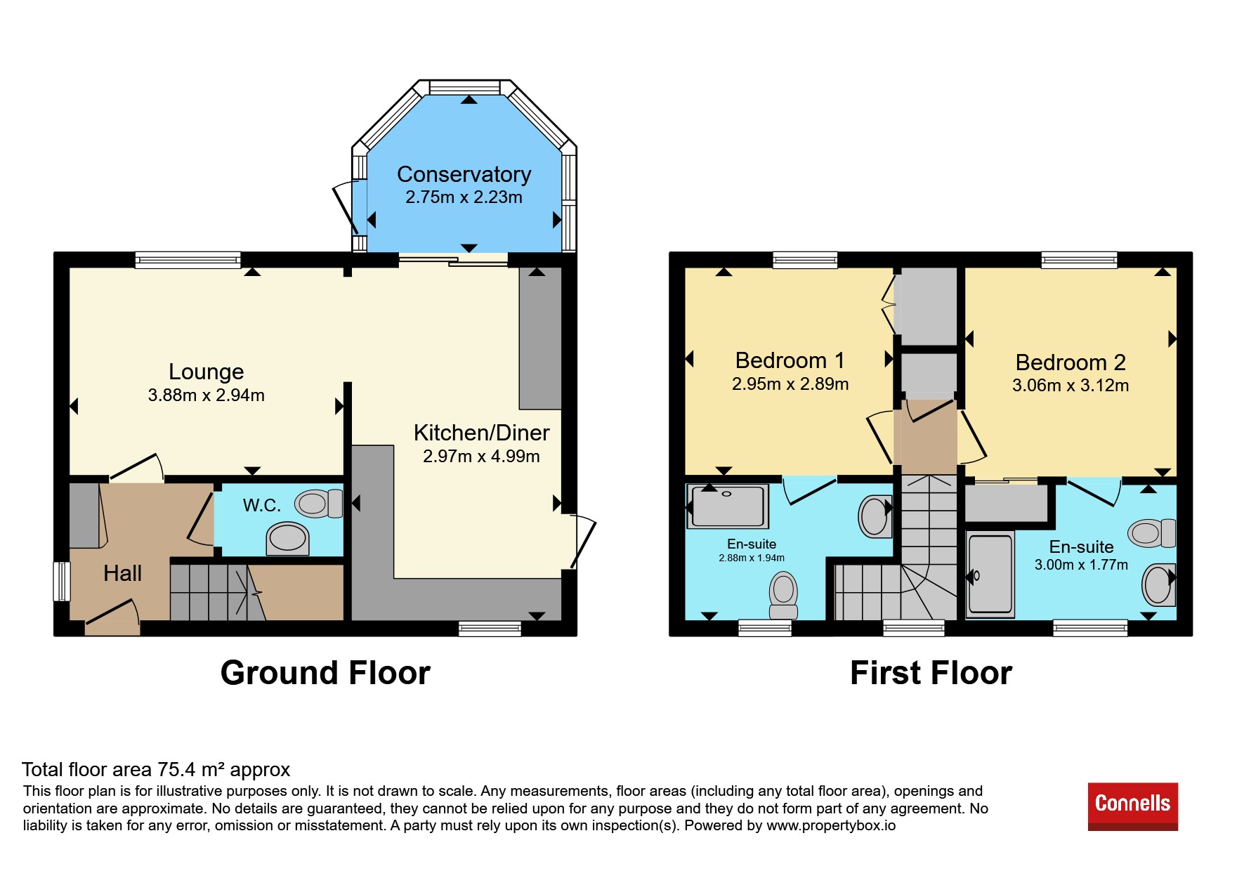 58, Cooks Close, Bristol floorplan