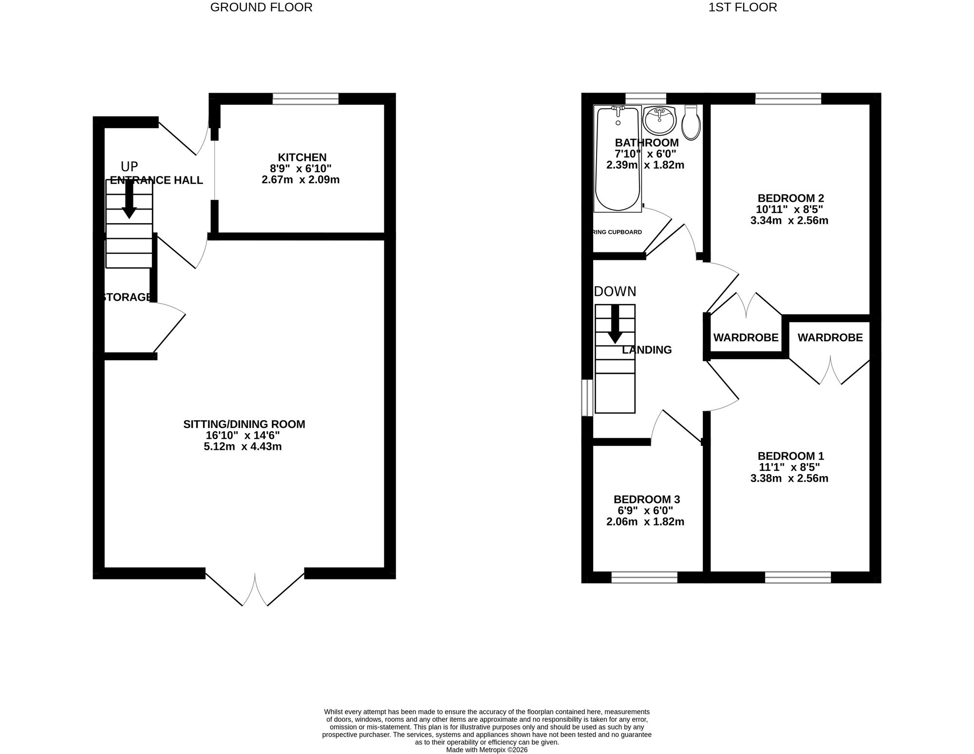 29 St. Dunstans Rise, Northampton floorplan