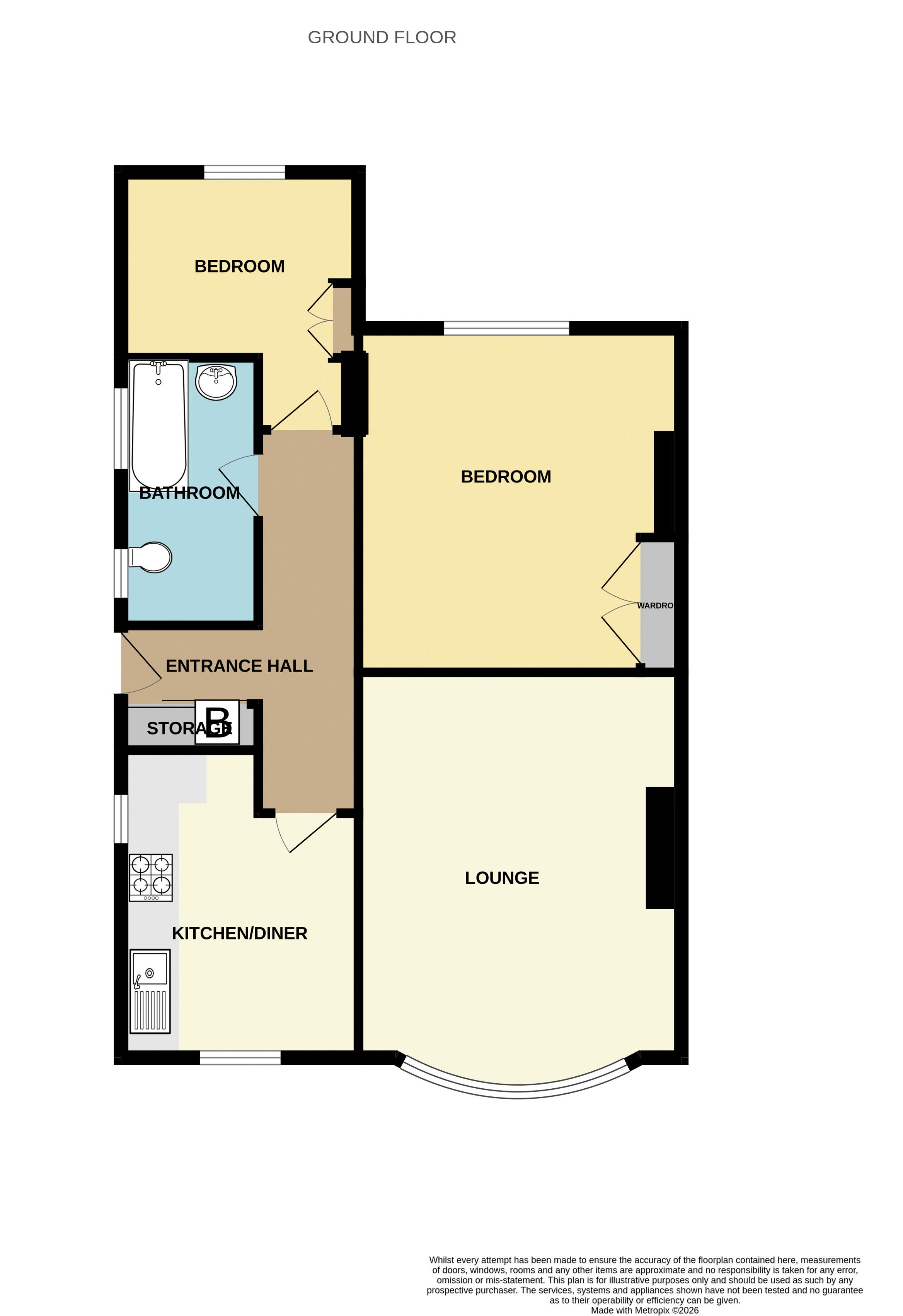 26a, St Nicholas Road, Weston-Super-Mare floorplan