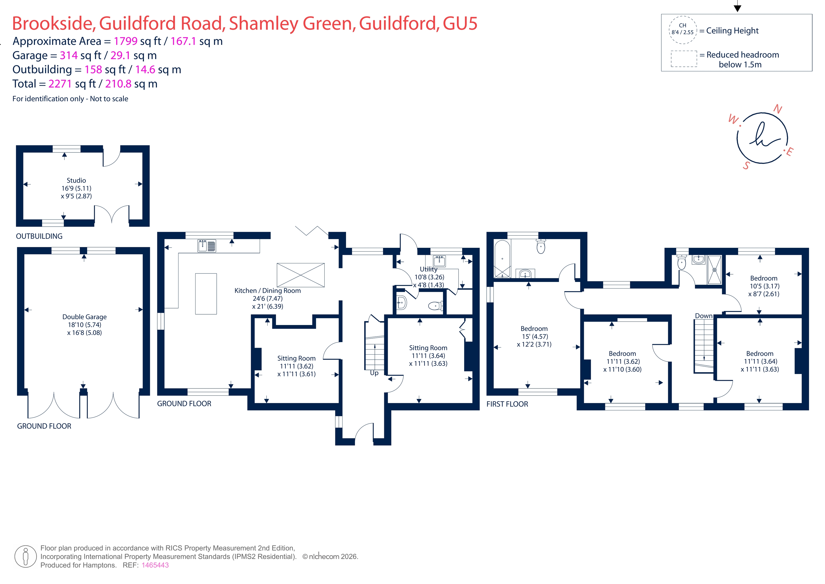 Brookside, Guildford Road, Shamley Green floorplan