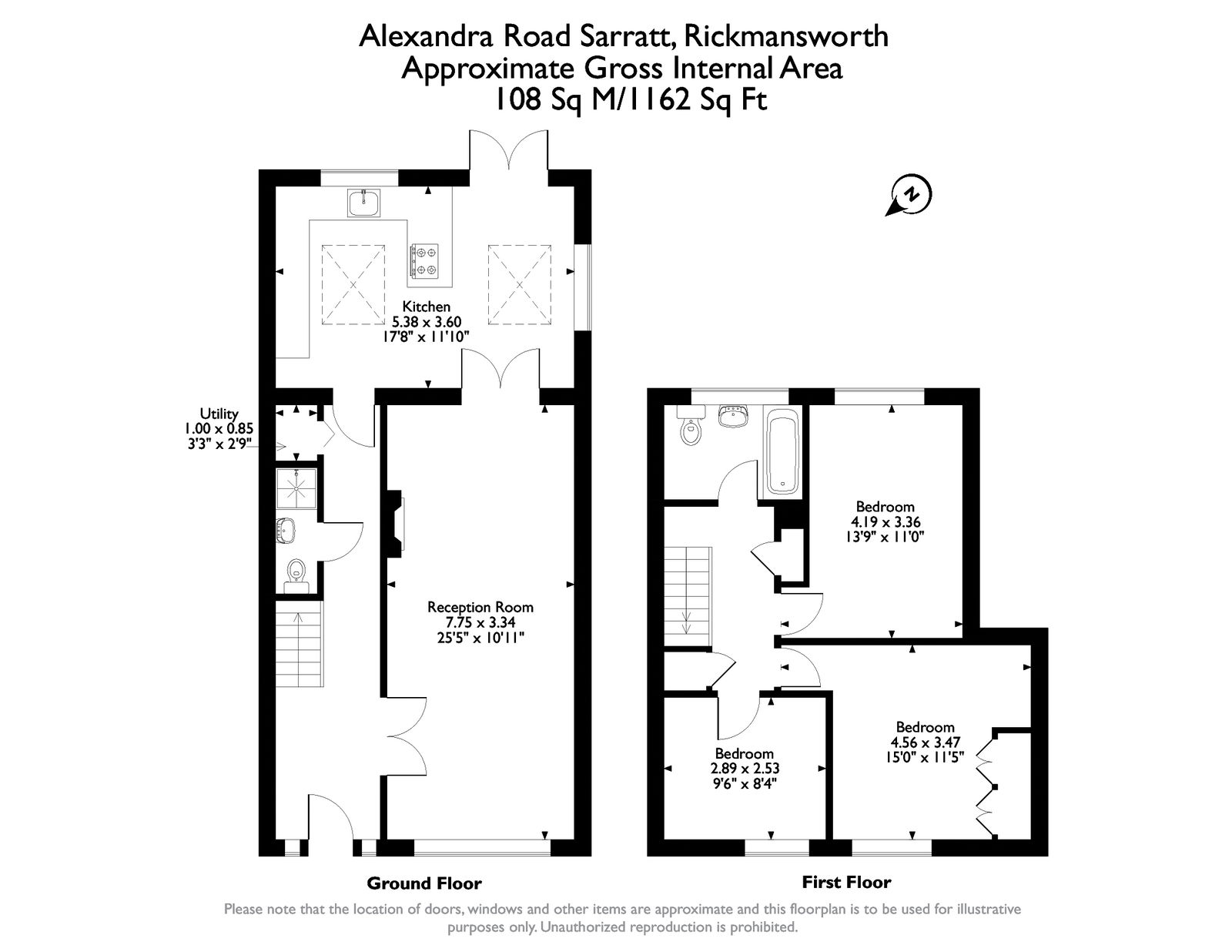 4, Alexandra Road, Sarratt floorplan