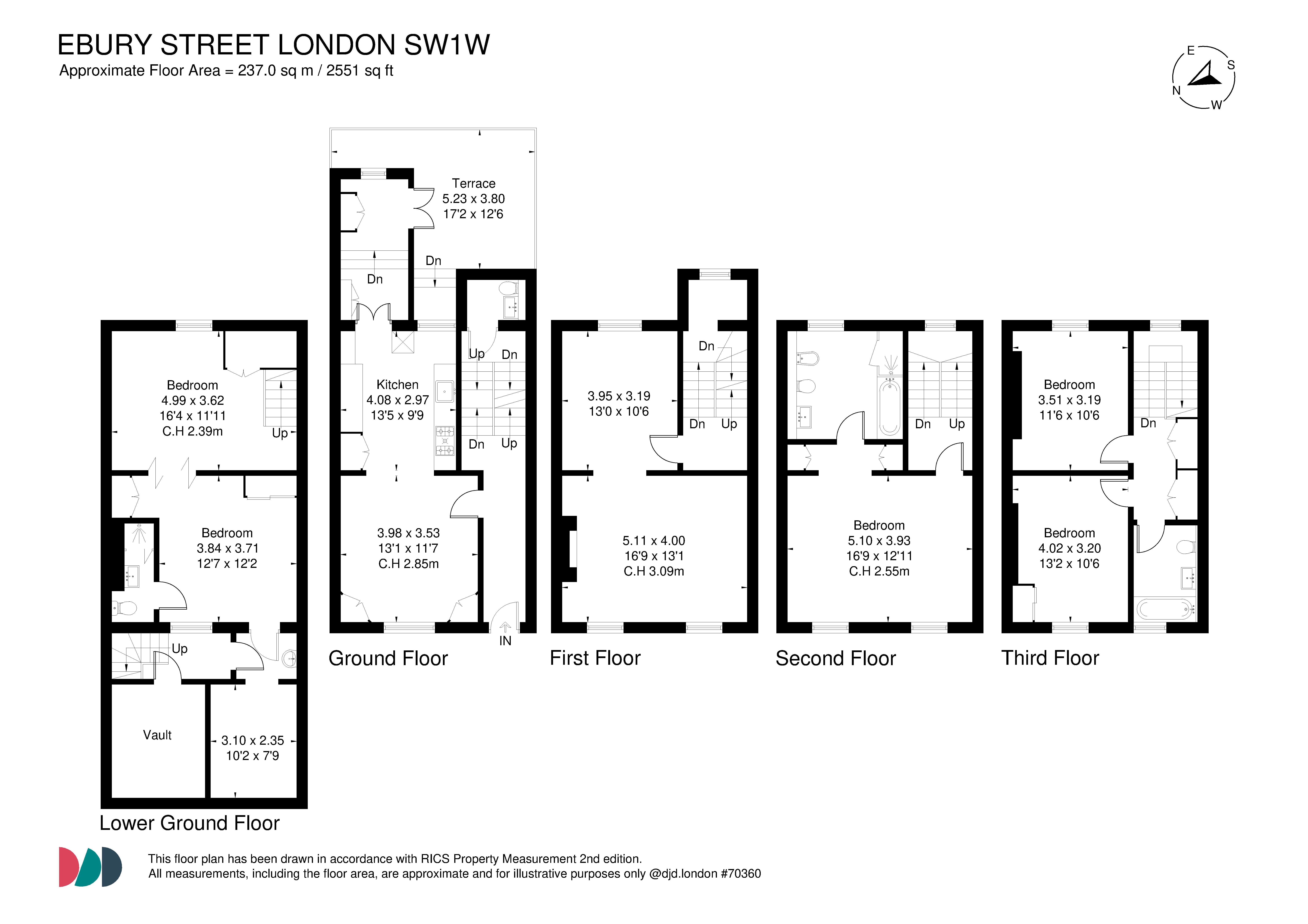 78, Ebury Street, London floorplan