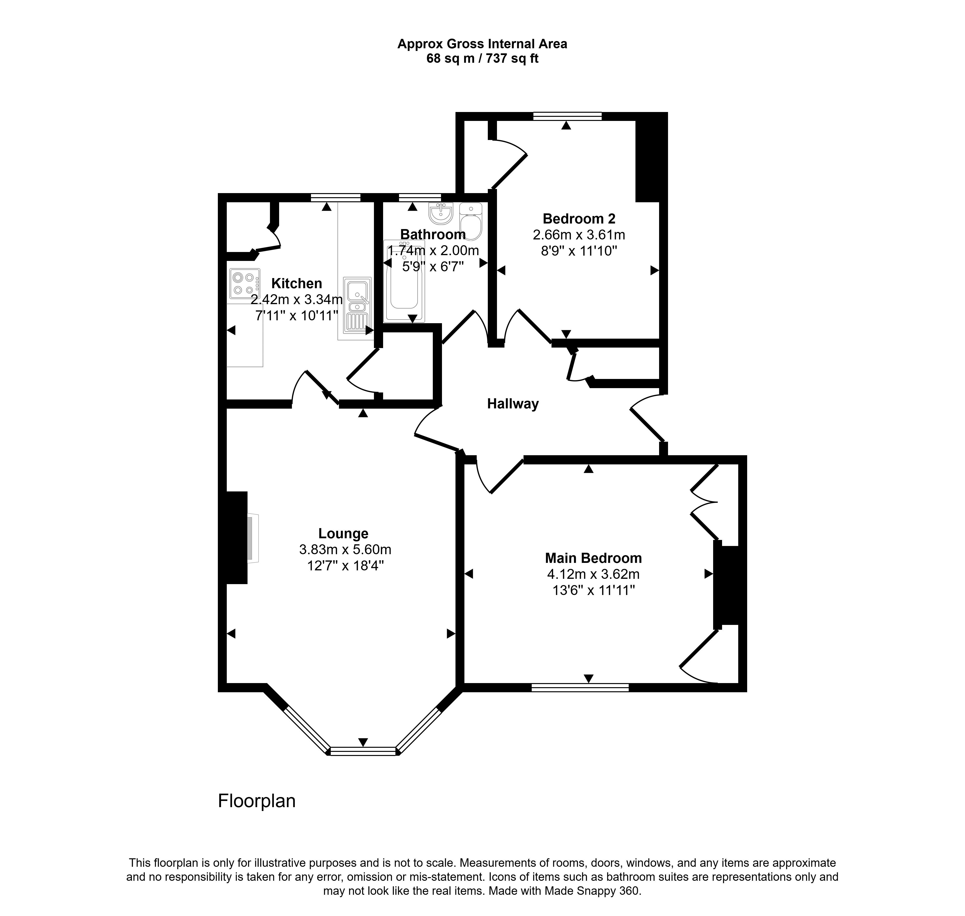 Paisley Road West, Craigton floorplan