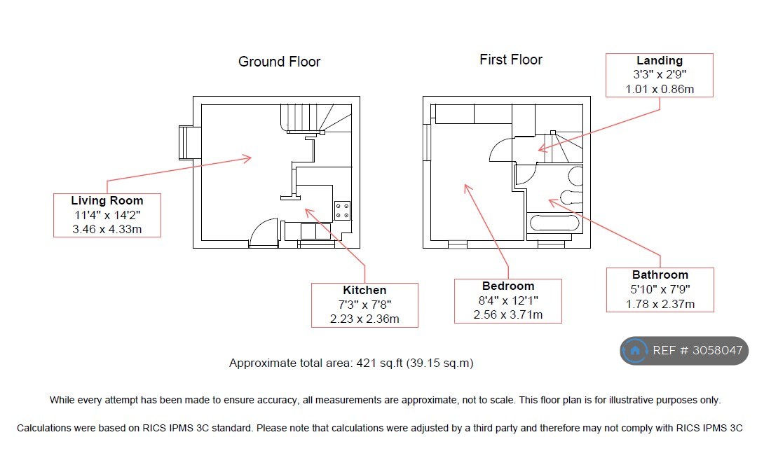 Detling Road, Tollgate Hill, Crawley floorplan