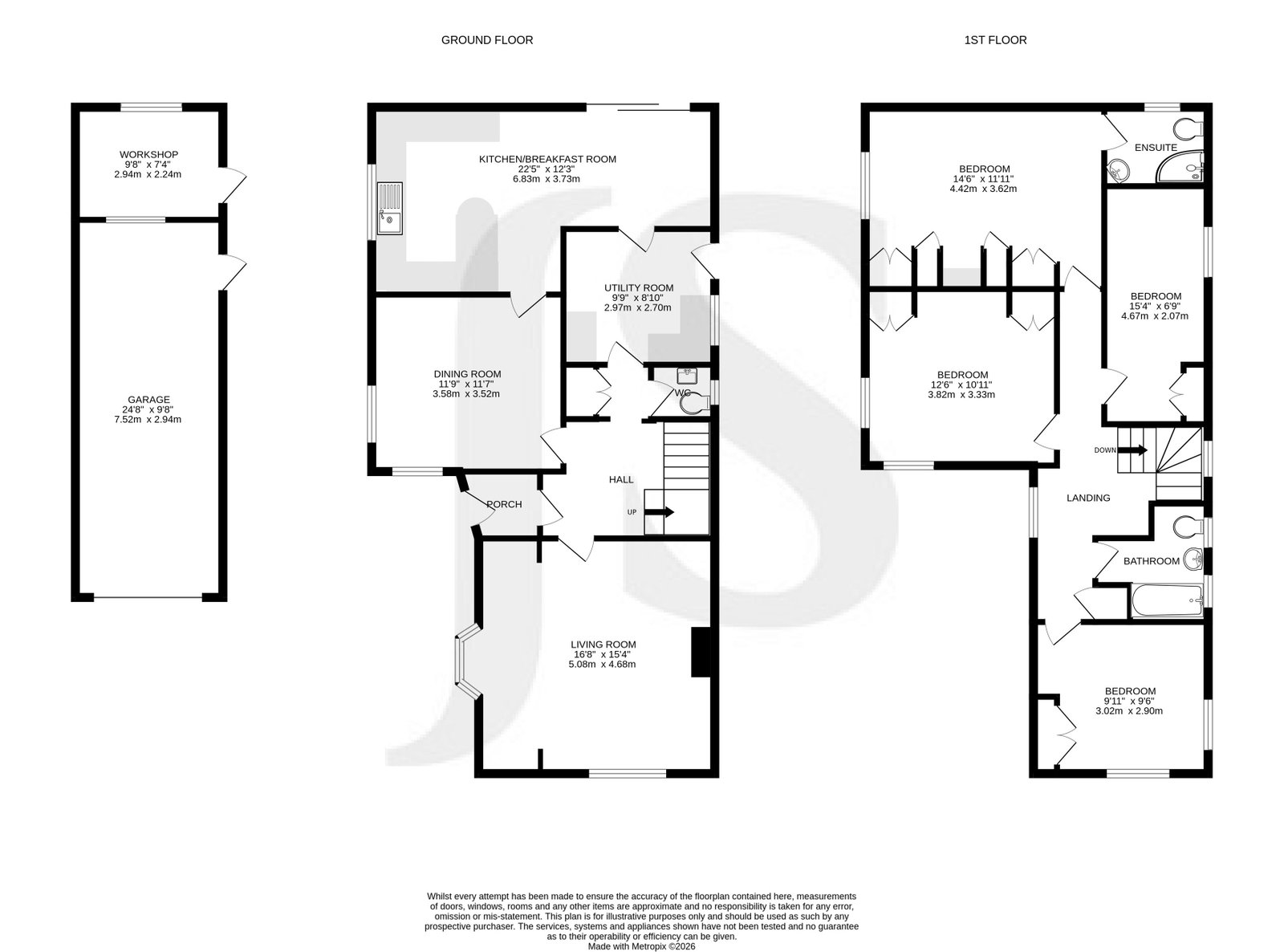 1, Mayfield Close, Worthing floorplan