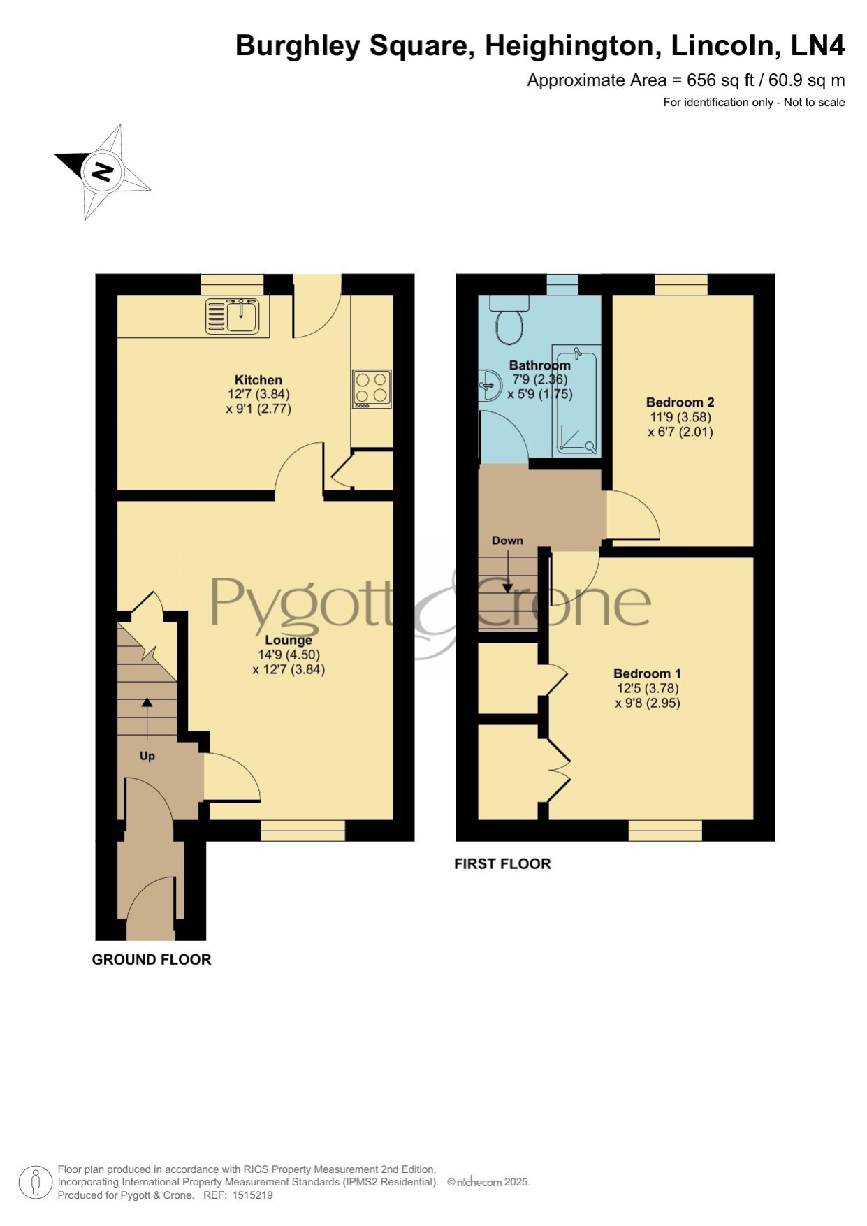 11, Burghley Square, Lincoln floorplan