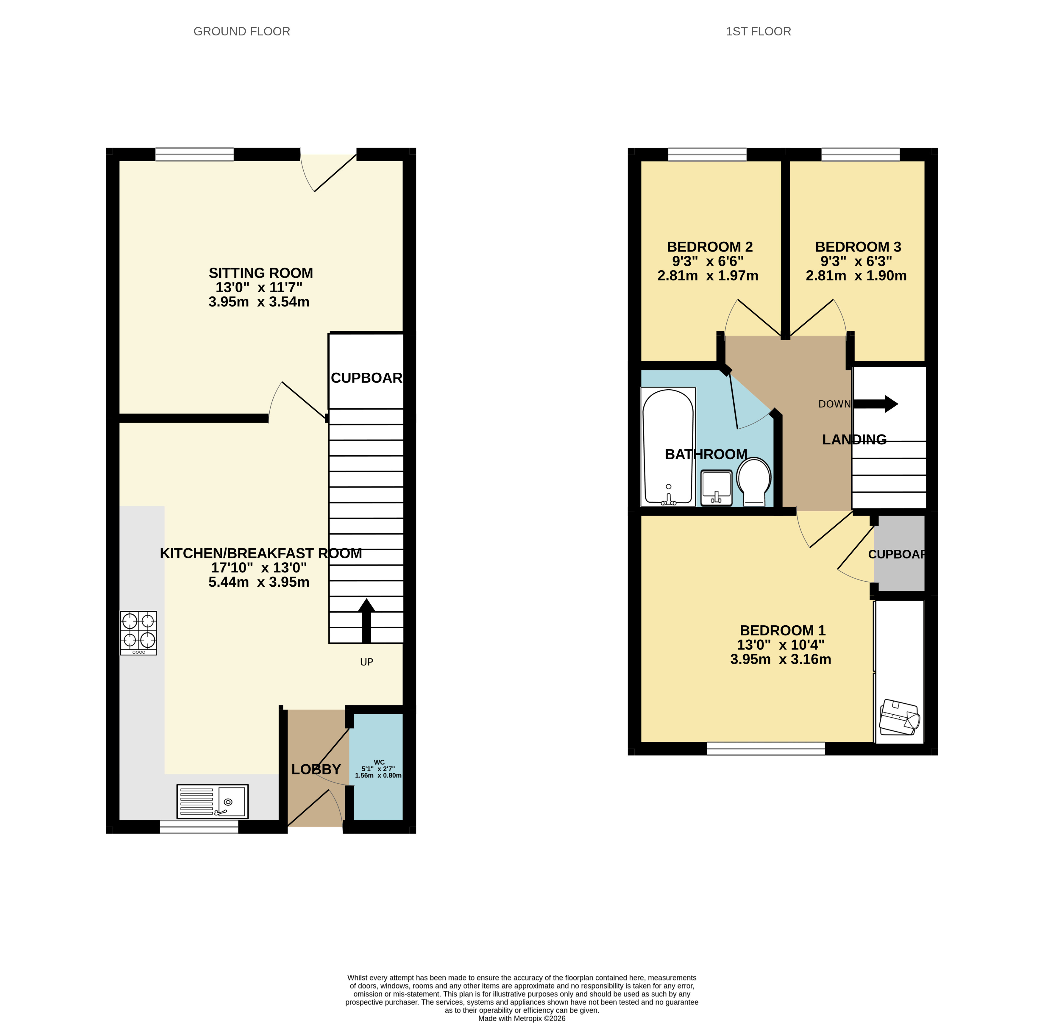 106, Buckingham Walk, New Milton floorplan